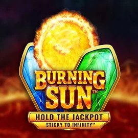 Burning Sun slot logo by Wazdan at Spinjo CasinoBurning Sun