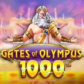 Gates of Olympus 1000 casino game by Pragmatic Play – featured logo at Spinjo Casino