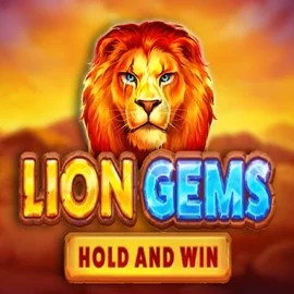 Lion Gems Hold and Win slot logo by Playson at Spinjo CasinoLion Gems Hold and Win