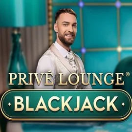 Privé Lounge Blackjack logo by Pragmatic Play at Spinjo Casino