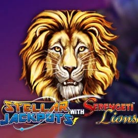 Stellar Jackpots with Serengeti Lions casino game by Lightning Box Game – featured logo at Spinjo Casino
