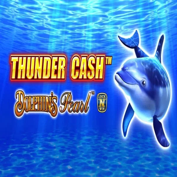 Thunder Cash Dolphins Pearl casino game by Novomatic – featured logo at Spinjo Casino
